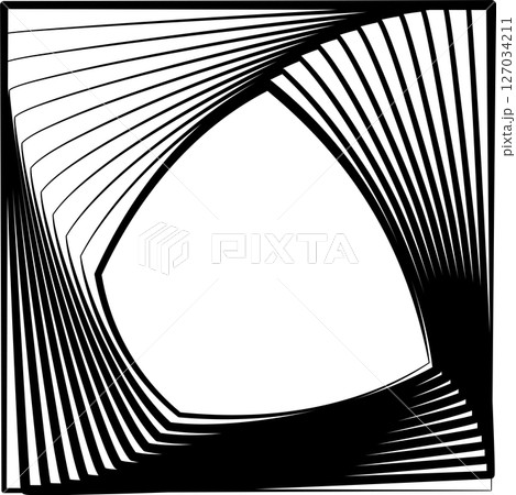 Square rotating blend line modern design, tech, digital, innovation, future 127034211