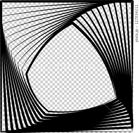 Square rotating blend line modern design, tech, digital, innovation, future 127034211