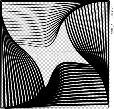 Square rotating blend line modern design, tech, digital, innovation, future 127034266