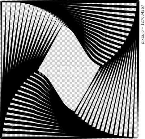 Square rotating blend line modern design, tech, digital, innovation, future 127034267