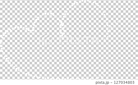 White cloud and dotted line flat design, summer, symbol, cartoon 127034803