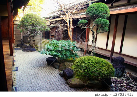 京都府 東寺 観智院・庭園「四方正面の庭」 京都市 南区 九条町 2022年2月 京都府 東寺 観智院・庭園「四方正面の庭」 京都市 南区 九条町 2022年2月 127035413