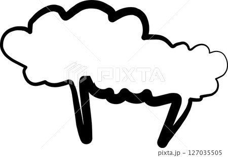Speech bubble text, chat, talk, comic 127035505