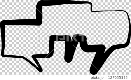 Speech bubble text, chat, talk, comic 127035553