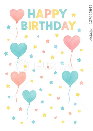 中央に写真が入るメッセージカード 中央に写真が入るメッセージカード 127035643