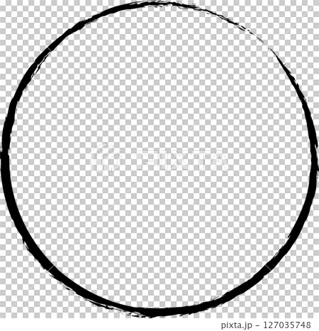 Set of circle frames brush strokes 127035748