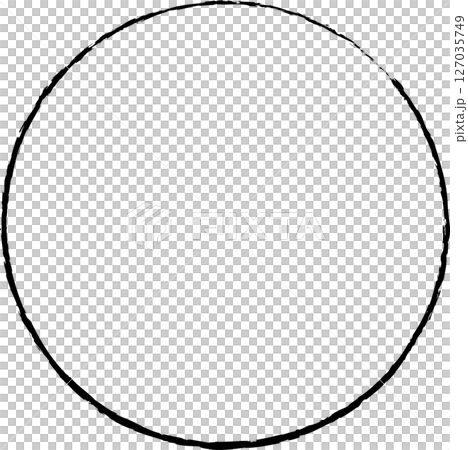 Set of circle frames brush strokes 127035749