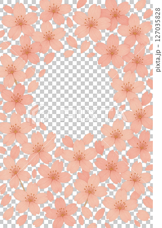 A message card with a photo in the center 127035828