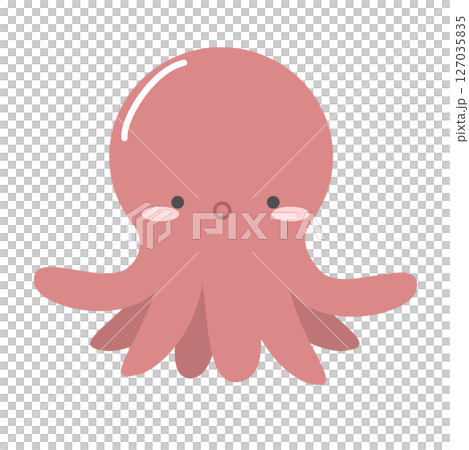 優しい色のタコ 127035835