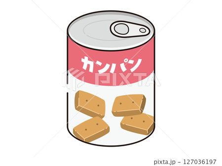 乾パンのイラスト 乾パンのイラスト 127036197