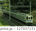 山の中を走る東武野田線 127037131