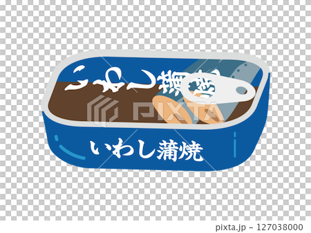 一罐烤沙丁魚的插圖 127038000