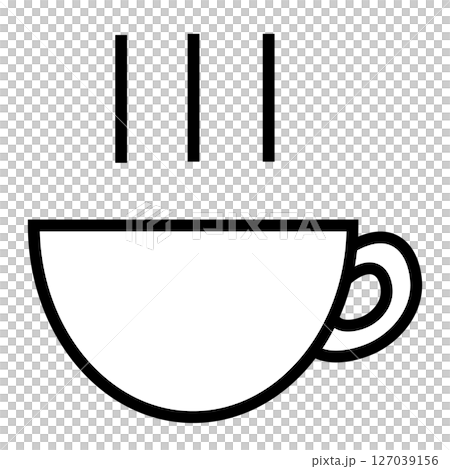 シンプルなカップのイラスト 127039156