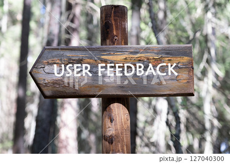 The USER FEEDBACK concept phrase. Business concept. A place to copy. Customer Satisfaction Survey concept The USER FEEDBACK concept phrase. Business concept. A place to copy. Customer Satisfaction Survey concept 127040300