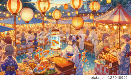 夏祭り 夏祭り 127040993