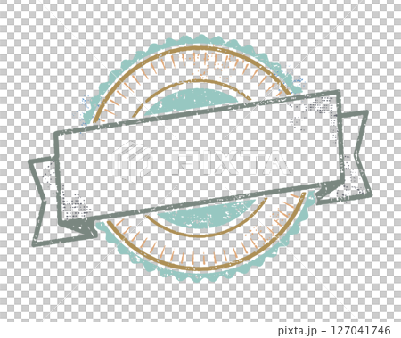 Empty retro style promotion badge icon template Empty retro style promotion badge icon template 127041746