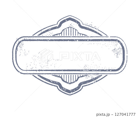 Empty retro style promotion badge icon template Empty retro style promotion badge icon template 127041777