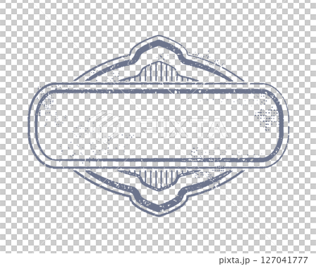 Empty retro style promotion badge icon template 127041777