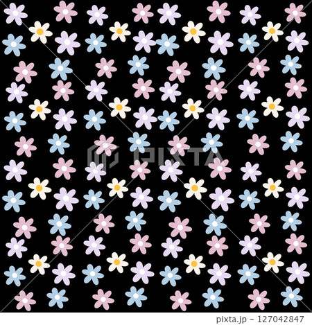 seamless pattern with flowers 127042847