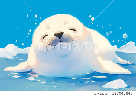 笑顔のあざらし 127042849