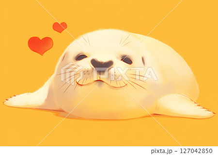 可愛いあざらし 127042850