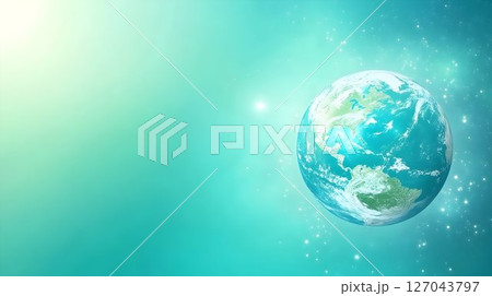 Earth globe blue green planet global environment sustainability concept Earth globe blue green planet global environment sustainability concept 127043797