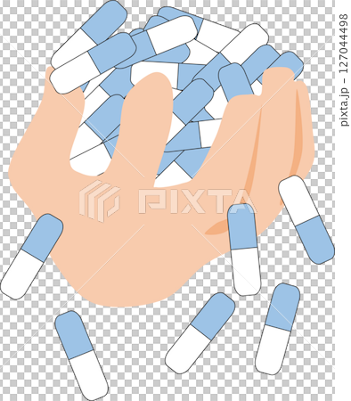 Overdose graphic illustration (capsule) Overdose graphic illustration (capsule) 127044498