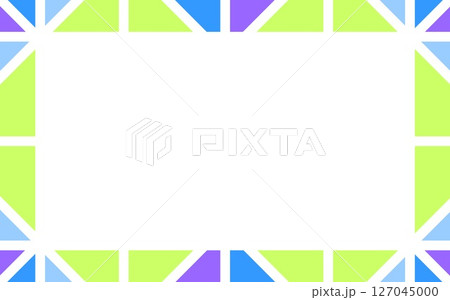 フレーム　幾何学模様　ホワイトスペース 127045000