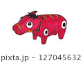 待ち合わせをしているあかべこ 127045632