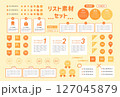 ランディグページに使えるリスト素材セット 127045879