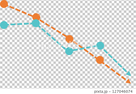 線圖圖形素材插圖 127046074