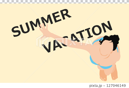 夏を楽しむ水着を着た女性のイラスト 夏を楽しむ水着を着た女性のイラスト 127046149