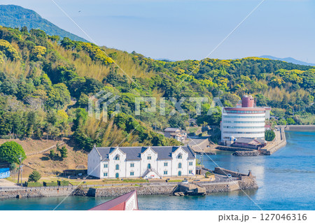 (長崎県)海辺に立つ、平戸オランダ商館 (長崎県)海辺に立つ、平戸オランダ商館 127046316