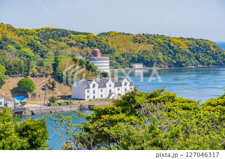 (長崎県)海辺に立つ、平戸オランダ商館 (長崎県)海辺に立つ、平戸オランダ商館 127046317