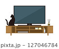 テレビとネコ 127046784