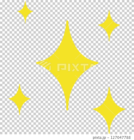 Illustration material: Yellow glitter illustration Illustration material: Yellow glitter illustration 127047788