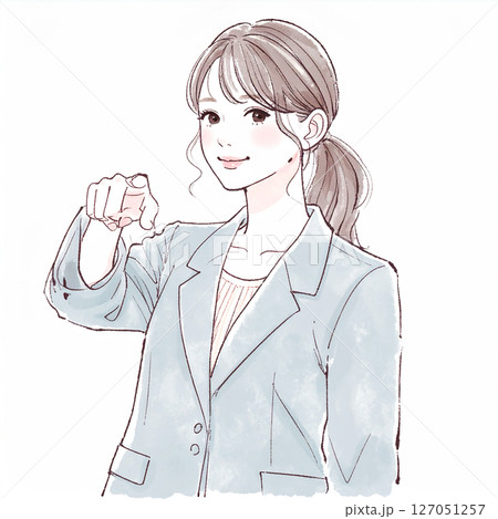 女性・女の子のイラスト素材 127051257