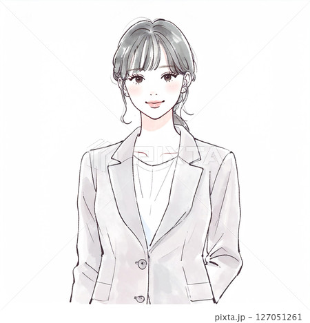 女性・女の子のイラスト素材 127051261