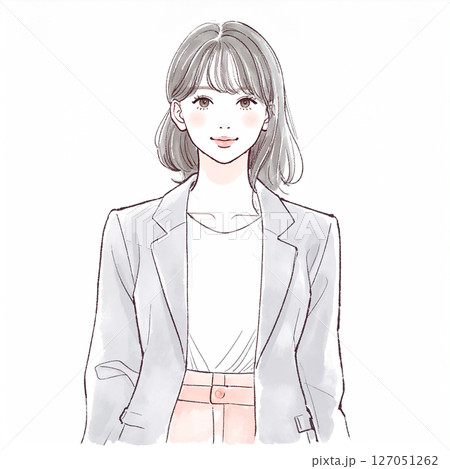 女性・女の子のイラスト素材 127051262