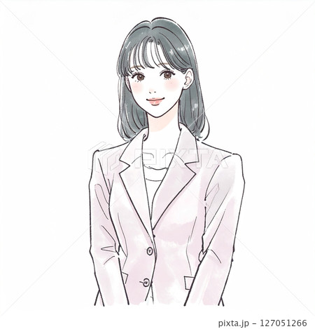 女性・女の子のイラスト素材 127051266