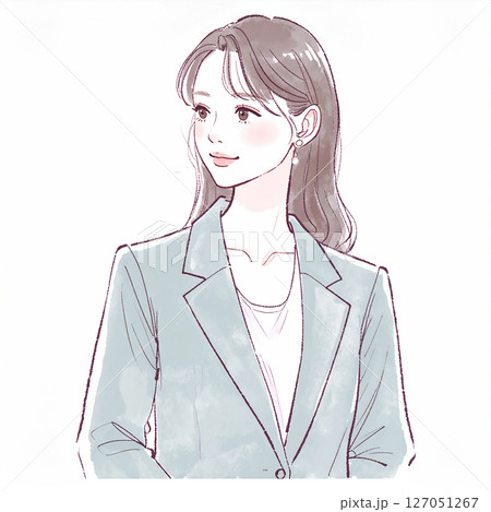 女性・女の子のイラスト素材 127051267