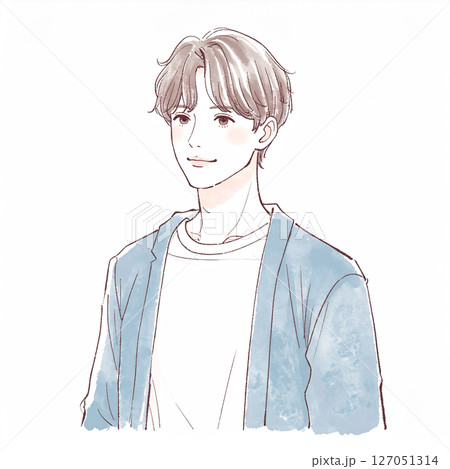 男性・男の子のイラスト素材 男性・男の子のイラスト素材 127051314