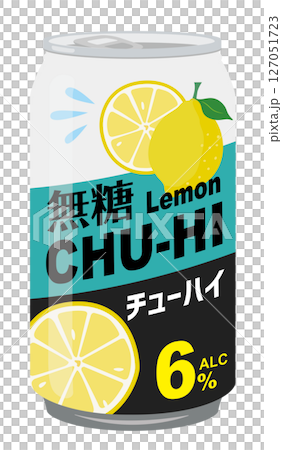 アルコール飲料_缶チューハイ（無糖・レモン） 127051723