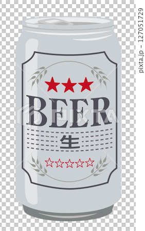アルコール飲料_缶ビール(生ビール) アルコール飲料_缶ビール(生ビール) 127051729