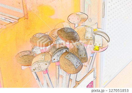 CG画像イラスト芝パークゴルフ13 127051853
