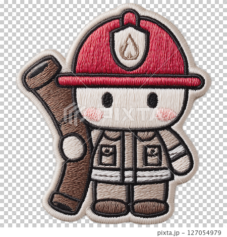 消防員刺繡補丁 127054979