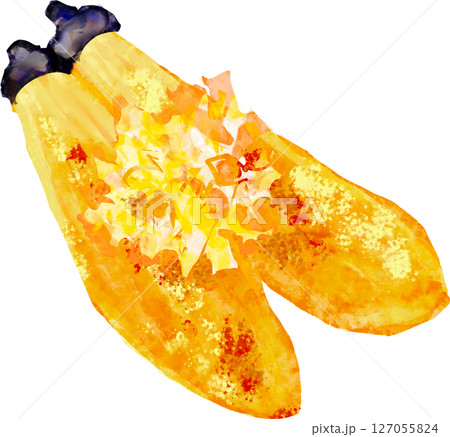 焼きナスのイラスト 127055824