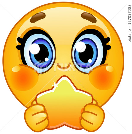 Emoticon Holding a Star 127057388