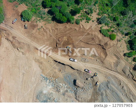 Mining mineral quarry dump 127057903