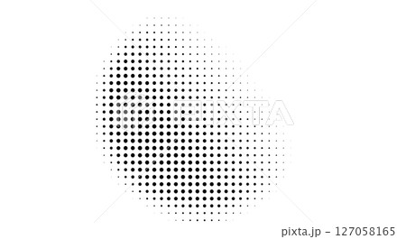 Abstract Dotted Halftone Fading Shape Abstract Dotted Halftone Fading Shape 127058165